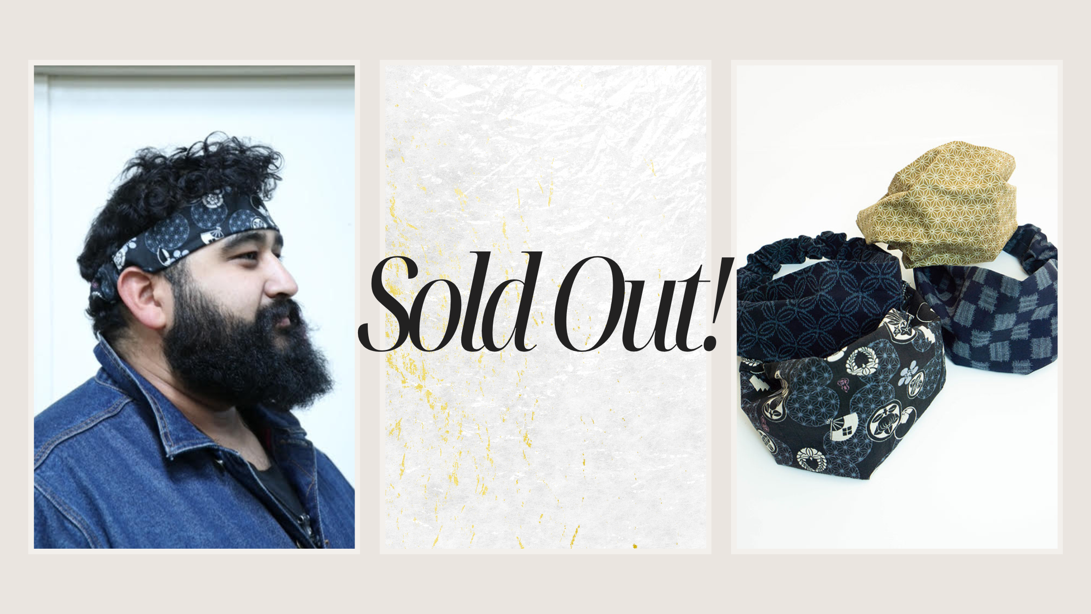 SOLD OUT – Limited Edition Japanese Headbands for Men!