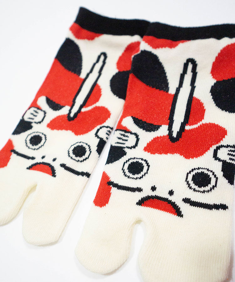 Japanese Koi Fish Tabi Socks – Artisan-Made Ankle Split-Toe Socks | Nishiki Koi Design | Made in Japan