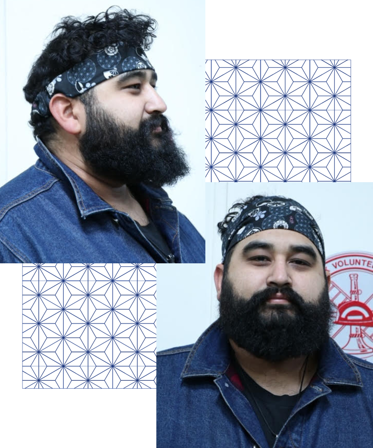 Authentic Japanese Headband | Limited Edition Men’s Headband with Traditional Patterns – Handmade with Japanese Fabric