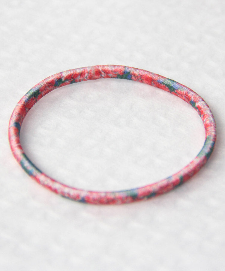 Floral Print Japanese Design Hair Ties (6pcs)