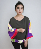 Flying Dove Vintage Kimono Shirt
