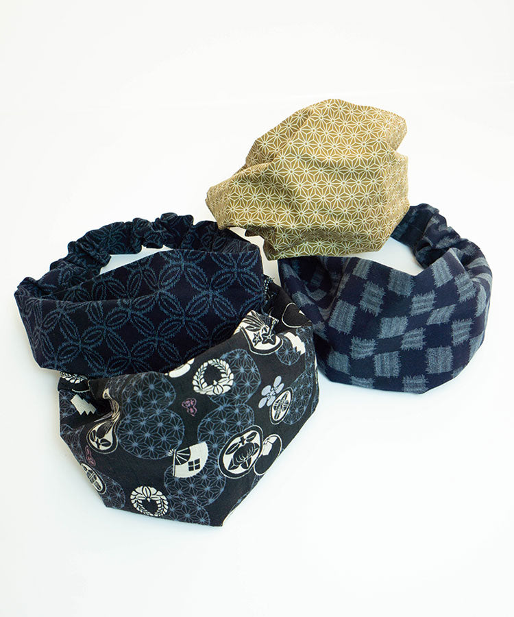 Authentic Japanese Headband | Limited Edition Men’s Headband with Traditional Patterns – Handmade with Japanese Fabric