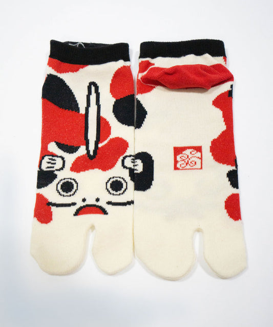 Japanese Koi Fish Tabi Socks – Artisan-Made Ankle Split-Toe Socks | Nishiki Koi Design | Made in Japan