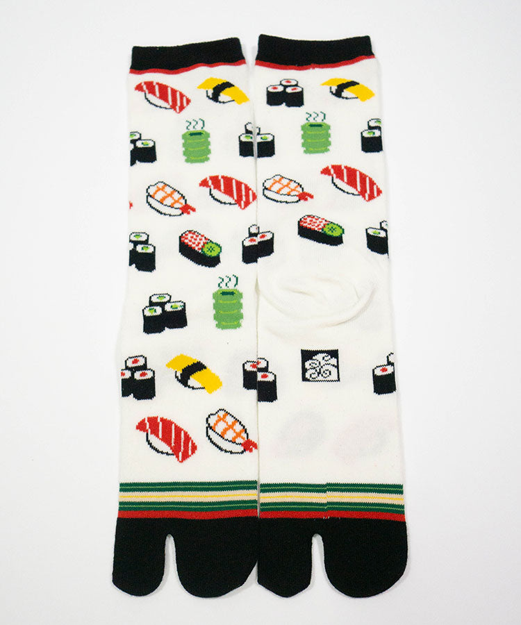 Sushi Tabi Socks – Artisan-Made Split-Toe Socks | Cute & Comfy Crew Socks | High Quality Tabi Socks |  Made in Japan