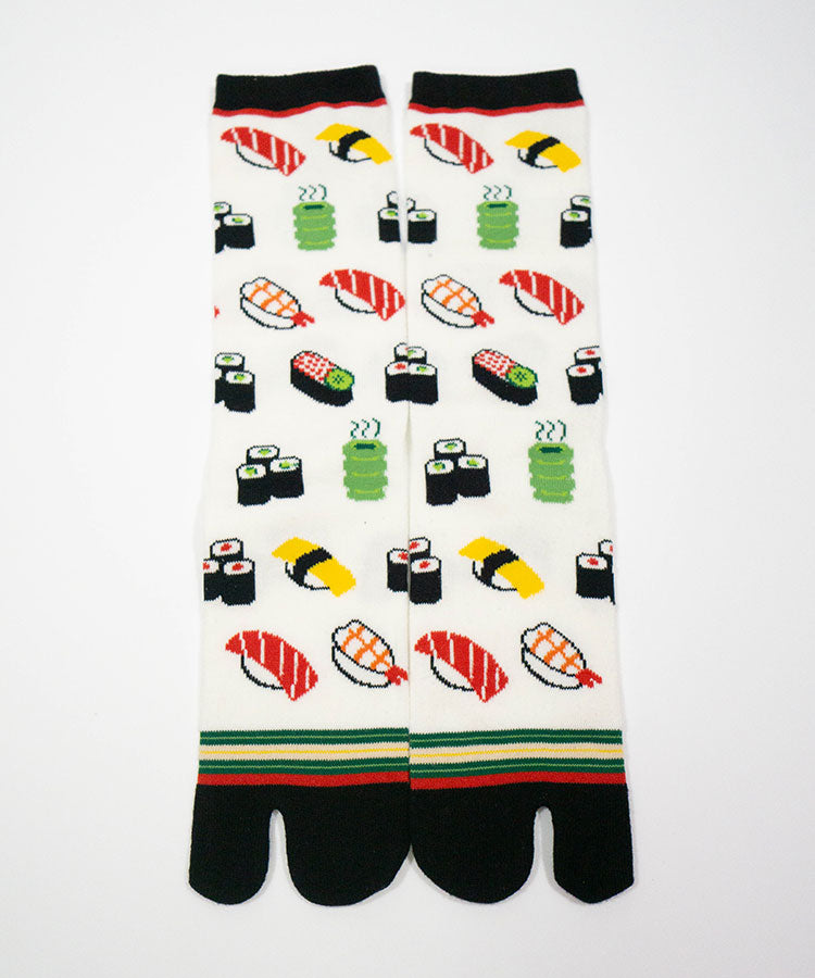 Sushi Tabi Socks – Artisan-Made Split-Toe Socks | Cute & Comfy Crew Socks | High Quality Tabi Socks |  Made in Japan
