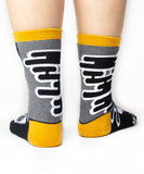 Yellow Skeletton Gasha Dokuro Tabi Socks / High Quality Japanese Socks (Size 36-39)