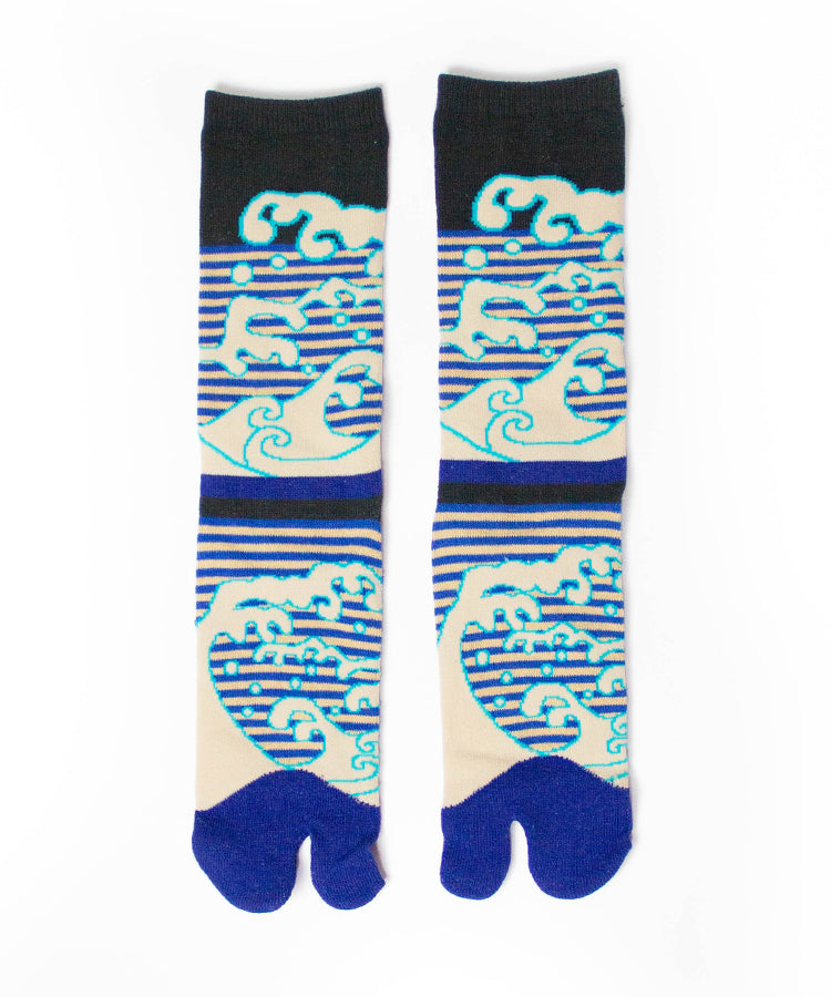 Great Wave Tabi Socks / High Quality Geta Socks