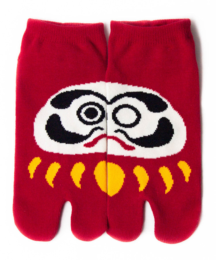 Red Daruma Tabi Socks / High Quality Geta Socks