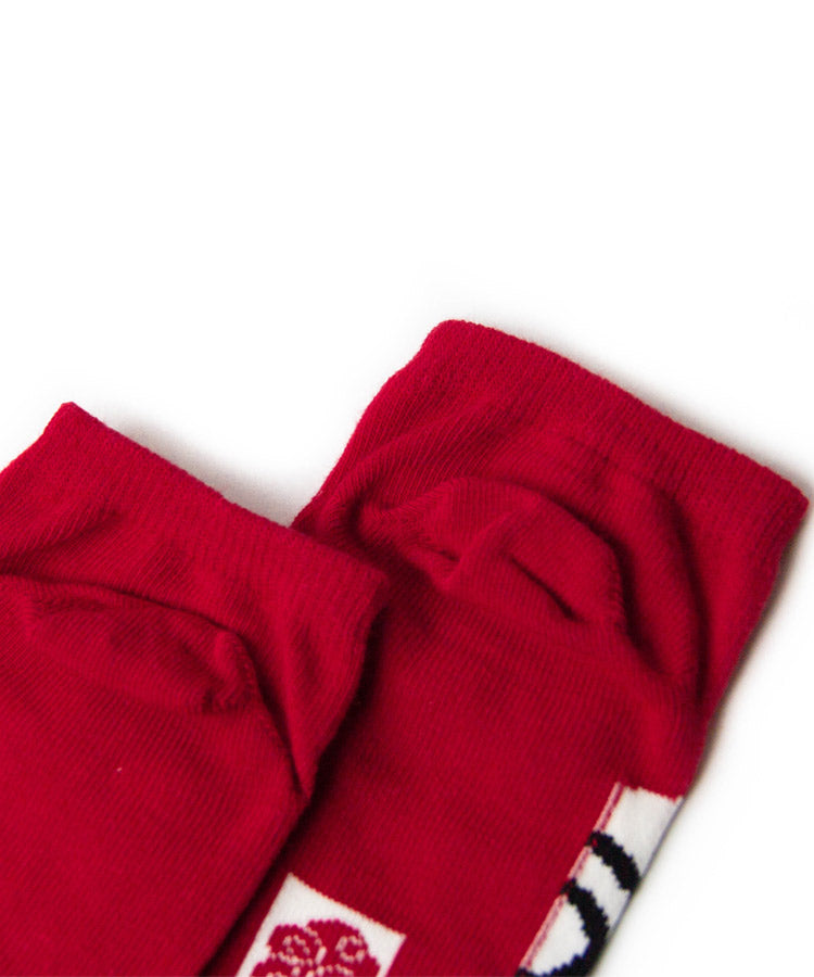 Red Daruma Tabi Socks / High Quality Geta Socks