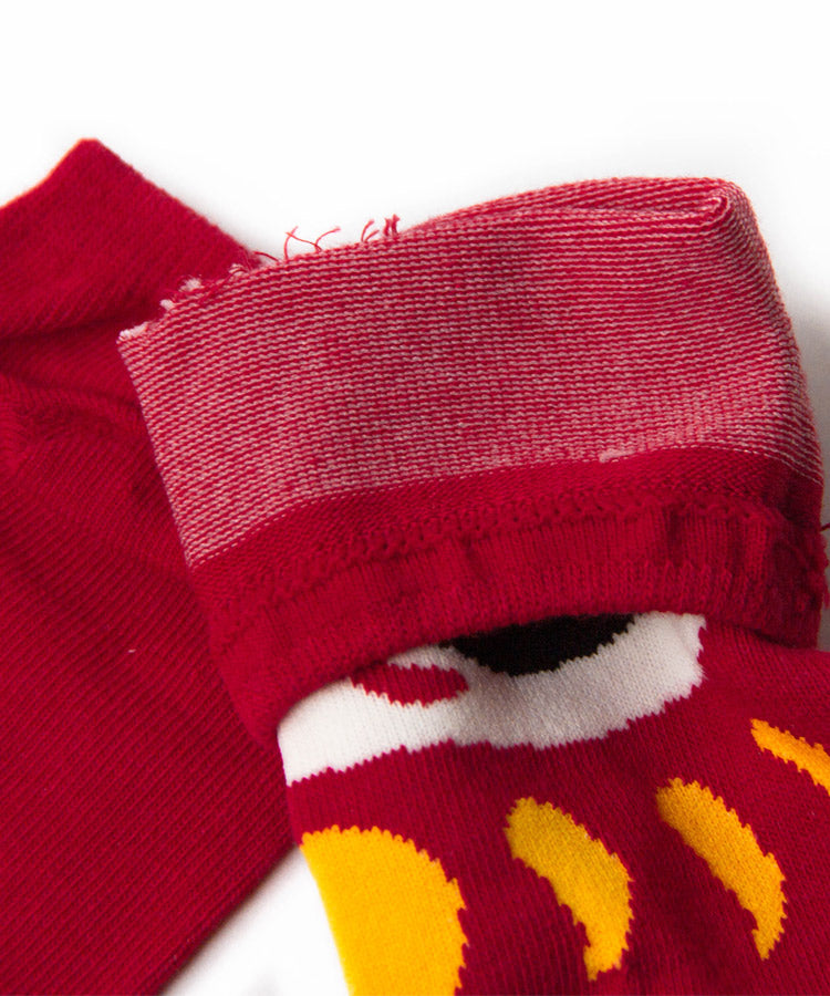 Red Daruma Tabi Socks / High Quality Geta Socks