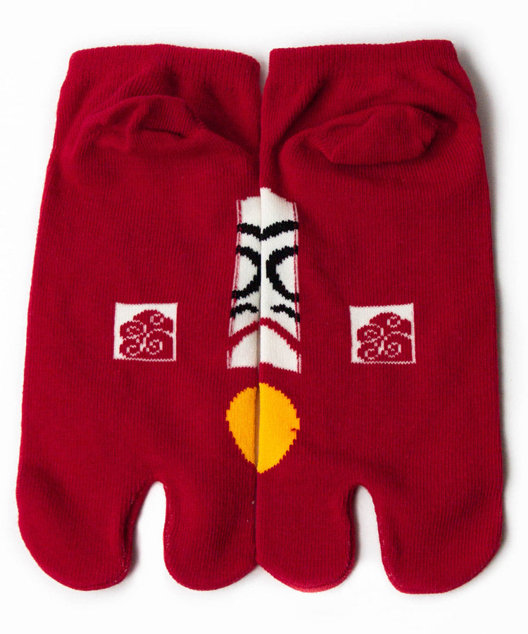 Red Daruma Tabi Socks / High Quality Geta Socks
