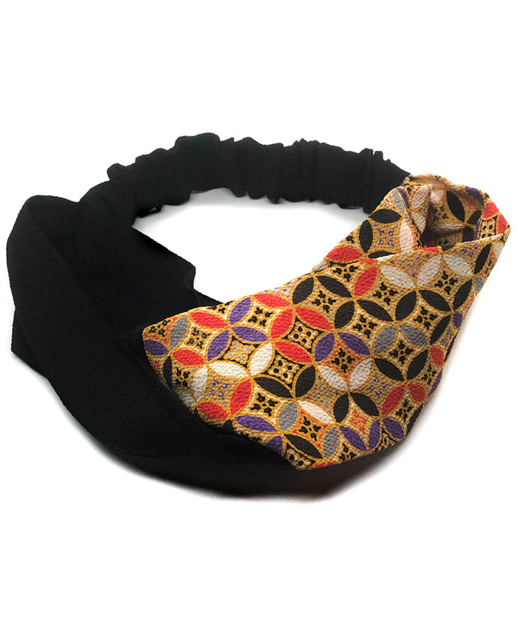 Black & Gray Japanese Fabric Headband
