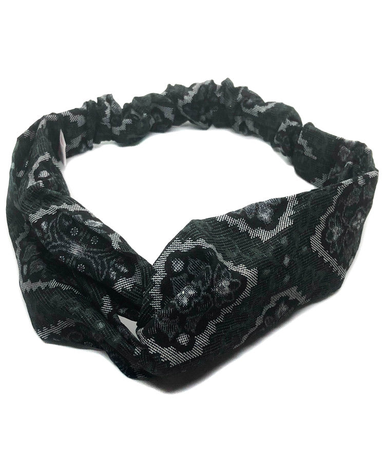 antique kimono headband