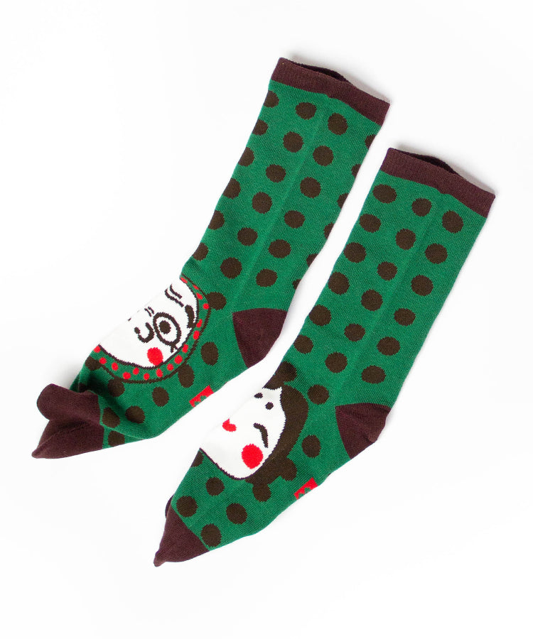 Hyottoko & Okame Tabi Socks / High Quality Geta Socks