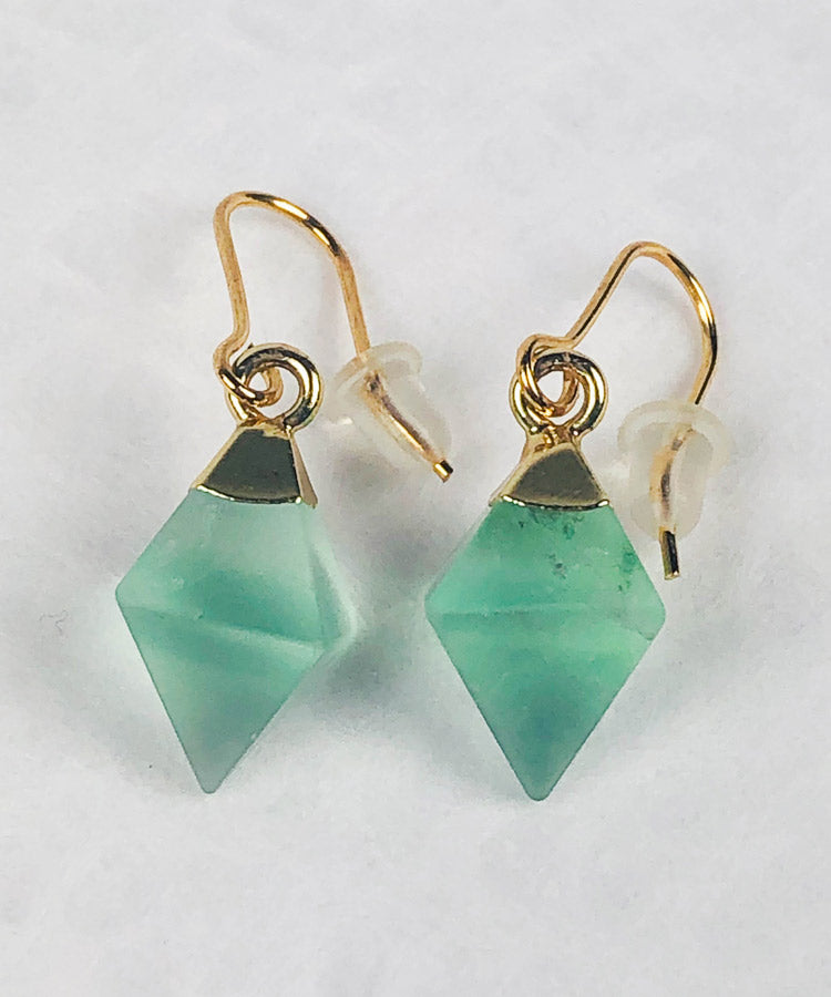 Flourite Japanese Earrings 