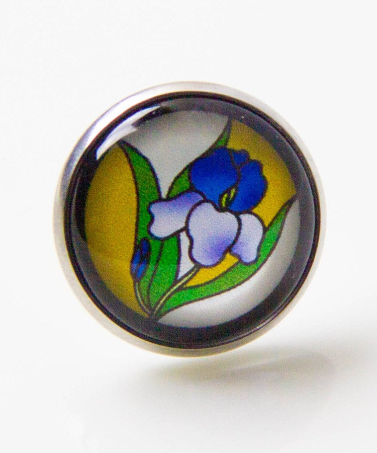 iris earrings