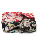 Red Cherry Blossom Japanese Fabric Headband