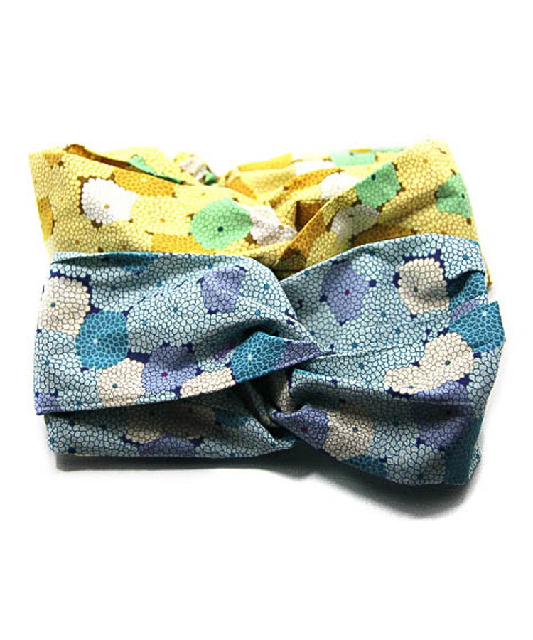 Chrysanthemum Print Japanese Cotton Fabric Headband