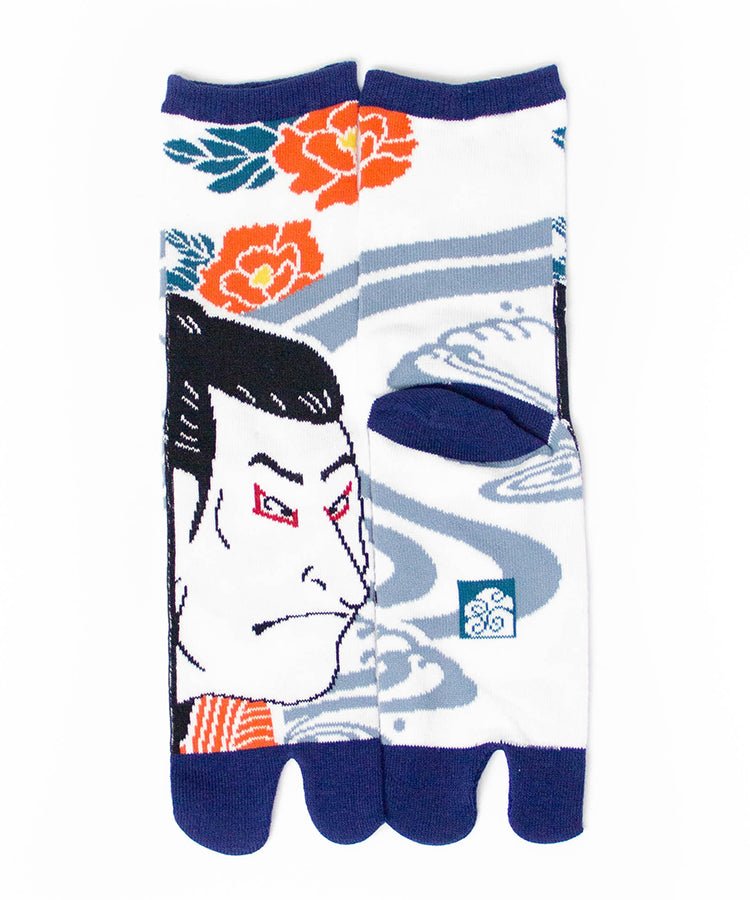 Navy Kabuki Tabi Socks / High Quality Geta Socks  (Size 40-44)