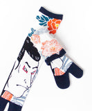 Navy Kabuki Tabi Socks / High Quality Geta Socks  (Size 40-44)