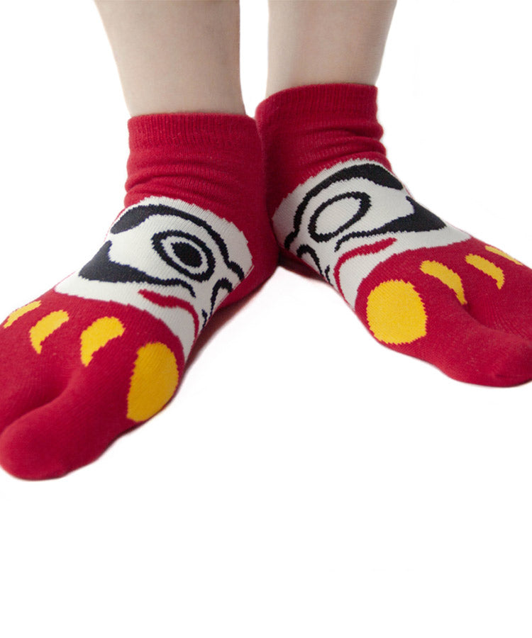 Red Daruma Tabi Socks / High Quality Geta Socks
