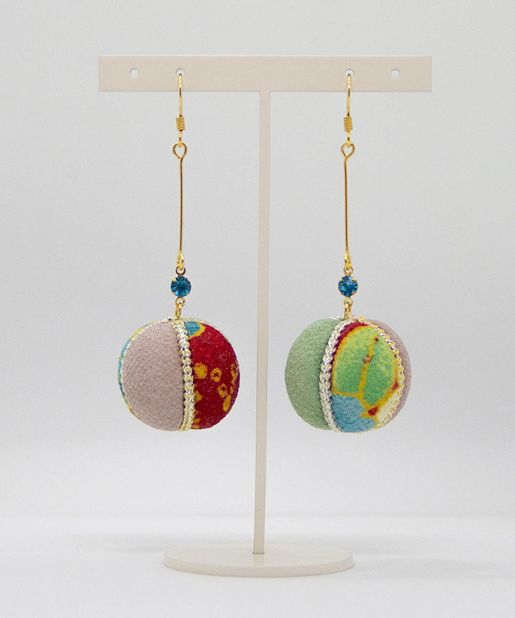 Red Purple Earrings