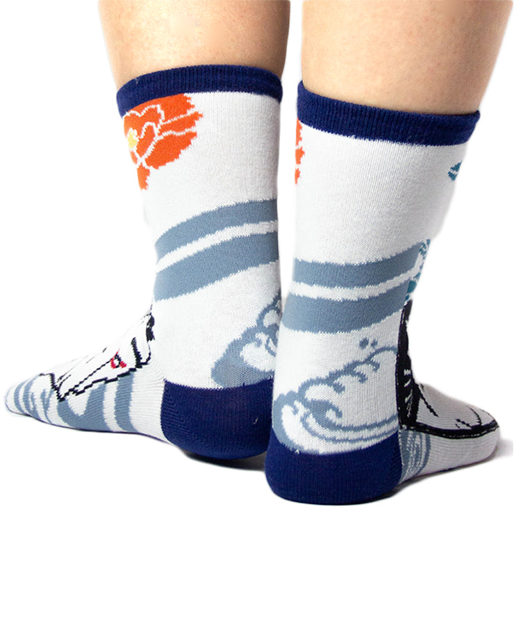 Navy Kabuki Tabi Socks / High Quality Geta Socks  (Size 40-44)